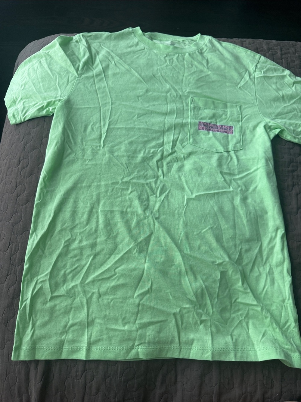 Vineyard Vines Mint Green Pocket Tee